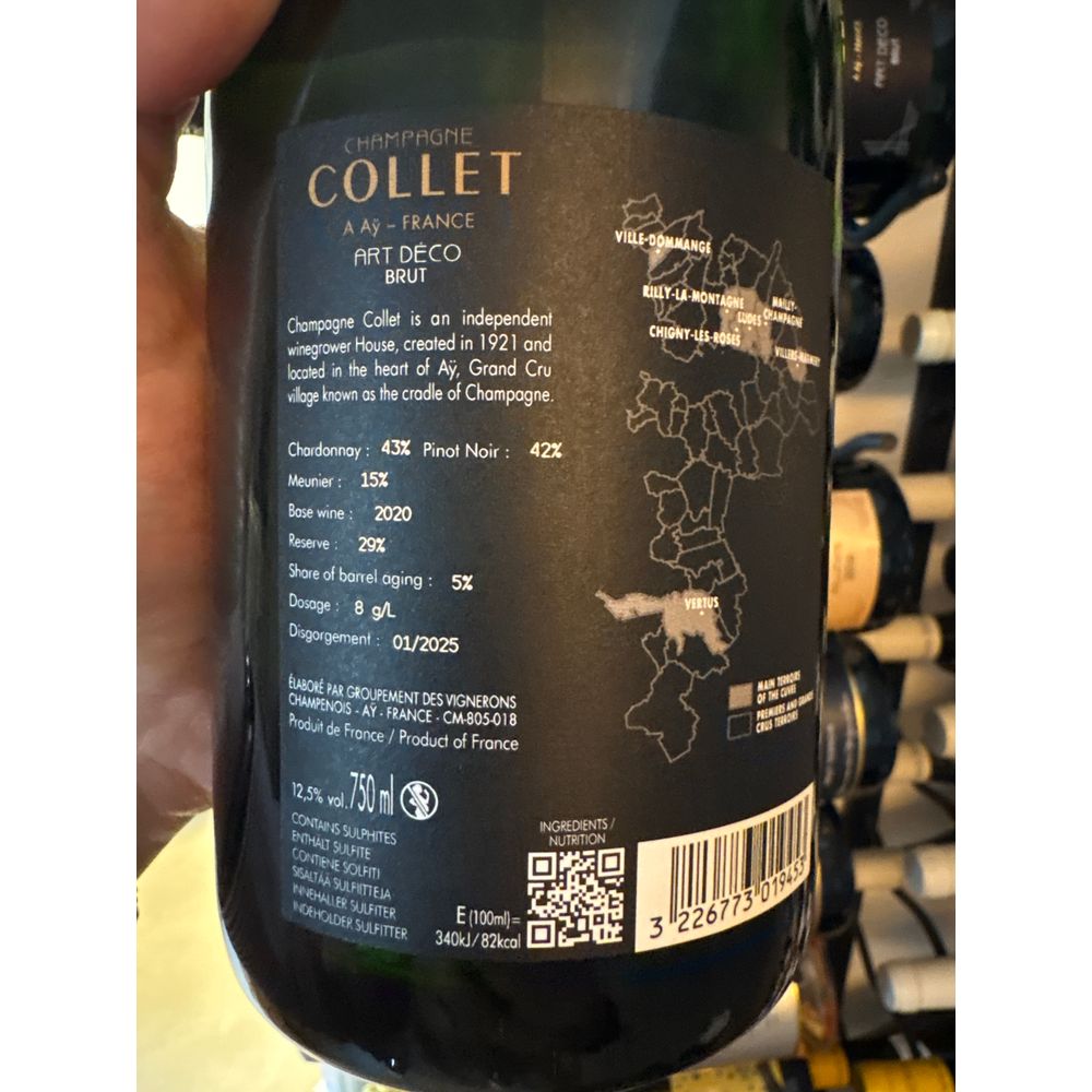 Champagne Collet, Brut 1. Cru "Art Deco" Magnum 1,5 L