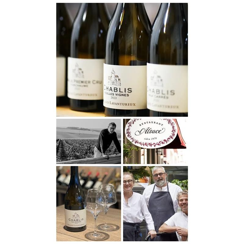 Smagning med Roland Lavantureux på Restaurant l’Alsace