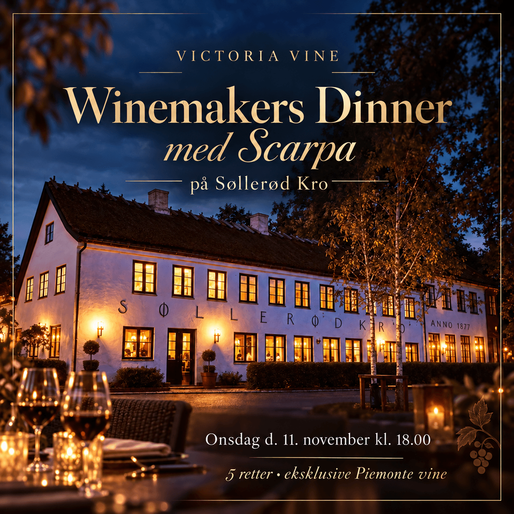 Winemakers dinner med Scarpa på Søllerød Kro onsdag d. 11 november kl. 18.00